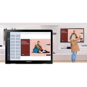 Samsung Interactive QM32R-T 32" LCD Digital Signage Display - Touchscreen Cortex A72 1.70 GHz - 2.50 GB LPDDR4 - 1920 x 10