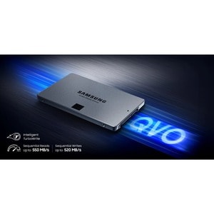 Samsung 870 QVO MZ-77Q4T0B/AM 4 TB Solid State Drive - 2.5" Internal - SATA (SATA/600) - Desktop PC, Notebook Device Suppo