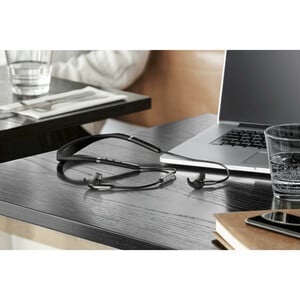 Jabra Elite 65e Wireless Earbud, Behind-the-neck Earset - Titanium Black - Binaural - In-ear - 1000 cm - Bluetooth - 32 Oh
