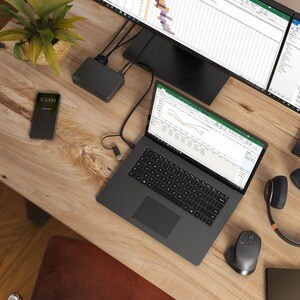 Universal Dock dual Display docking station HD monitors USB-C and USB-A devices