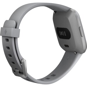 Fitbit Versa Smart Watch - Rectangular Case Shape - 24.08 mm Case Height - 24.08 mm Case Width - Grey Body Color - Alumini