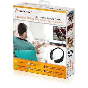 Haut-parleur portatif MusicMan Soundneck BT-X50 Portable Bluetooth - 6 W RMS - Fréquence 20 Hz à 20 kHz - Surround Sound -