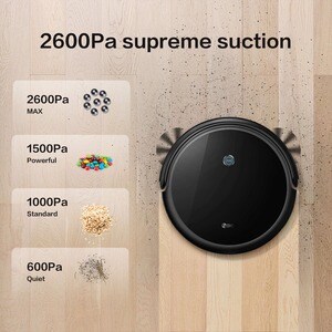 360 C50 Robot Vacuum Cleaner - 10.14 fl oz Water Tank Capacity - Smart Connect