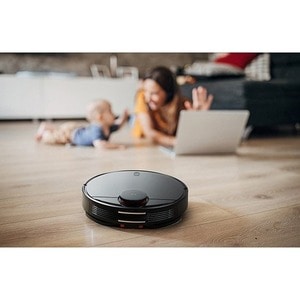 MI Vacuum-Mop P STYJ02YM Robot Vacuum/Mop - Black - 550 mL Dust Capacity - 200 mL Water Tank Capacity - Turbo Brush - Marb