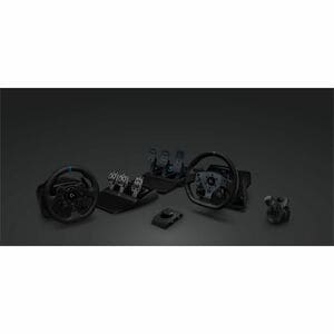 Logitech G TRUEFORCE G923 Gaming Steering Wheel/Pedal - USB - PlayStation, PlayStation 5, PC, PlayStation 4 - Black