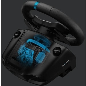 Logitech G TRUEFORCE G923 Gaming Steering Wheel/Pedal - USB - Xbox Series S, Xbox Series X, Xbox One, PC, PlayStation 4, P