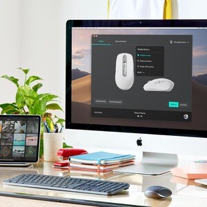 Logitech MX Anywhere 3 Compact Performance Mouse, Wireless, Comfort, Fast Scrolling, Any Surface, Portable, 4000DPI, Custo