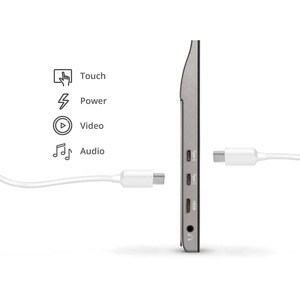 Monitor de pantalla táctil LCD ViewSonic TD1655 - 16"" (40.6cm) Class - 16:9 - 6.50ms - 15.6"" (39.6cm) Viewable - Project