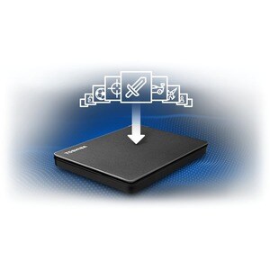 Toshiba Canvio Gaming HDTX120EK3AA 2 TB Portable Hard Drive - 2.5" External - Black - Gaming Console, Desktop PC Device Su