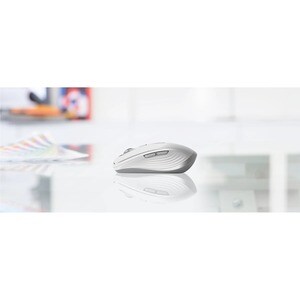 Logitech MX Anywhere 3 Mouse - Bluetooth - USB Type C - Darkfield - 6 Button(s) - Grey - Wireless - 4000 dpi - Scroll Wheel