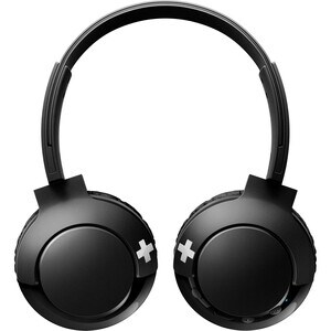 Philips BASS+ SHB3075BK/00 Wireless Over-the-head Stereo Headset - Black - Binaural - Supra-aural - 1000 cm - Bluetooth - 