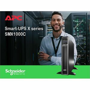 APC Smart-UPS X, Line Interactive, 1000VA, Rack/tower convertible 2U, 120V, 8x 5-15R NEMA, SmartConnect port, Extended run