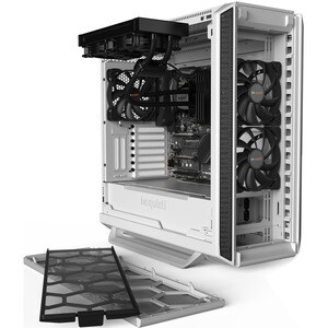 be quiet! Silent Base 802 Computer Case - EATX, ATX Motherboard Supported - Midi Tower - SECC, Metal, ABS Plastic - White 