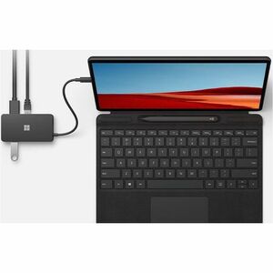 Microsoft USB Tipo C Base de conexión para Portátil, Tableta, Monitor - 2 x puertos USB - USB tipo-C - Red (RJ-45) - HDMI 