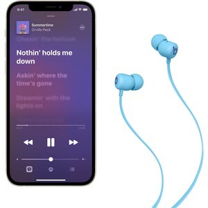 Beats by Dr. Dre Flex - All-Day Wireless Earphones - Flame Blue - Stereo - Wireless - Bluetooth - Earbud, Behind-the-neck 