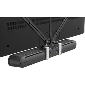 Logitech Mounting Bar for TV Mount, Video Conferencing System, Surveillance Camera, Video Bar - Gray - 47" to 63" Screen S