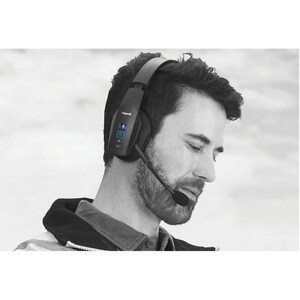 BlueParrott B450-XT BPB-45020 Wireless Over-the-head Mono Headset - Monaural - Supra-aural - 9144 cm - Bluetooth - 150 Hz 