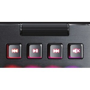EVGA Z15 Gaming Keyboard - Cable Connectivity - USB 2.0 Interface Multimedia, Volume Control Hot Key(s) - Mechanical Keysw