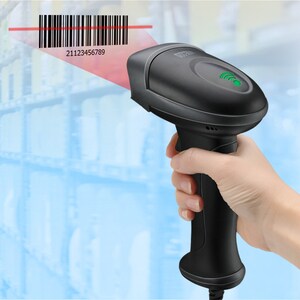Adesso NuScan NuScan 2500TU Healthcare, Warehouse, Logistics Handheld Barcode Scanner - Cable Connectivity - USB Cable Inc
