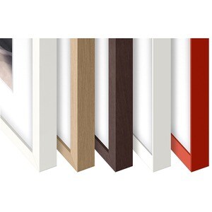 Samsung (2021) 55" The Frame Customizable Bezel - Modern Brown - 48.86" x 28.12" Frame Size - Rectangle - Landscape - Magn