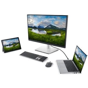 Dell Premier KM7321W Tastatur & Maus - QWERTZ - Deutsch - Tastatur, Kabellos, Bluetooth/RF 2,40 GHz USB, Grau - Maus, Opti