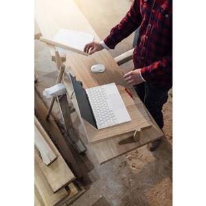 Dell Premier MS7421W Mouse - Bluetooth/Radio Frequency - Optical - 7 Button(s) - Platinum Silver - Wireless - 2.40 GHz - 4