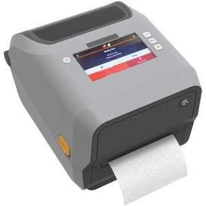 Zebra ZD621t Desktop Thermal Transfer Printer - Monochrome - Label/Receipt Print - USB - USB Host - Serial - Bluetooth - N