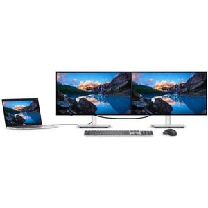 Dell UltraSharp U2422HE 23.8" Full HD WLED LCD Monitor - 16:9 - Platinum Silver - 24" Class - In-plane Switching (IPS) Bla