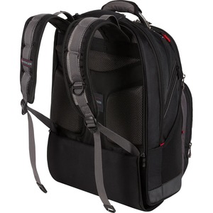 SwissGear Synergy 602683 Carrying Case (Rolling Backpack) for 12.9" to 16" Notebook, Tablet - Black, Gray - Scratch Resist