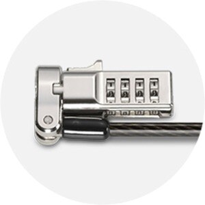 Kensington Cable Lock For Notebook - 1.83 m - Resettable - Combination Lock - Carbon Steel - For Notebook