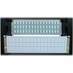 Eaton Tripp Lite Series Preloaded Fiber Patch Panel, 3U - 48x (12F MTP/MPO-PC to 4x LC Duplex F/F) 8F Trunk Cables, OM4 Mu