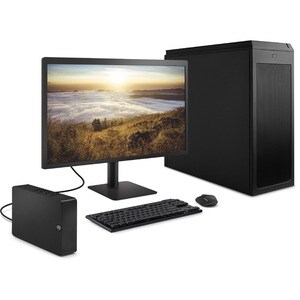 Seagate Expansion STKP16000400 16 TB Desktop Hard Drive - 3.5" External - Black - Desktop PC, MAC Device Supported - USB 3