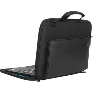 Targus Work-In TED035GL Carrying Case Rugged (Slipcase) for 33 cm (13") to 35.6 cm (14") Chromebook - Black - Water Resist