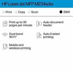 LaserJet MFP M234sdw Trad Prntr