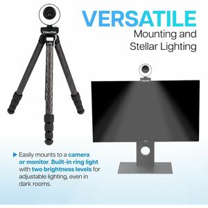 VisionTek VTWC40 Webcam - 2 Megapixel - 60 fps - USB 2.0 - 1920 x 1080 Video - CMOS Sensor - Auto-focus - Microphone