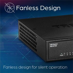 TRENDnet TEG-S750 5 Anschlüsse Ethernet-Switch - 10 Gigabit Ethernet - 10GBase-T - TAA-konform - 2 Unterstützte Netzwerksc