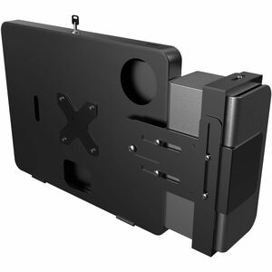 CTA Digital Magnetic Speaker Holder for PAD-PARAW and Mobile Floor Stands (Black) - 3.8" Height x 8.3" Width x 4.5" Depth 