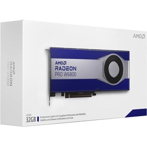 Carte Graphique AMD Radeon Pro W6800 - 32 Go GDDR6 - Pleine Hauteur - 256 bit Largeur de bus - PCI Express 4.0 x16 - Mini 
