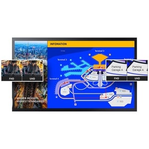 Samsung QM32R-T 81.3 cm (32") LCD Digital Signage Display - Touchscreen Cortex A72 1.70 GHz - 2.50 GB - 1920 x 1080 - Edge