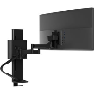 Ergotron TRACE Desk Mount for Monitor, LCD Display - Matte Black - 1 Display(s) Supported - 96.5 cm (38") Screen Support -