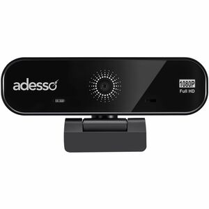Adesso CyberTrack CyberTrack H8 Webcam - 2.1 Megapixel - 30 fps - Black - USB 2.0 - Full HD - 1920 x 1080 Video - CMOS Sen