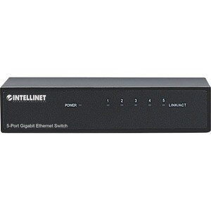 Switch de Escritorio Gigabit Ethernet de 5 puertos - Intellinet