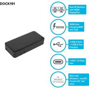 TARGUS DOCKSTATION USB-C UNIVERSAL DV4K HDMI RJ45