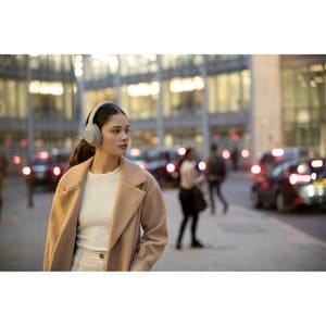 Sony WH-1000XM4 Wired/Wireless Over-the-head Stereo Headset - Silver - Binaural - Circumaural - 1000 cm - Bluetooth - 4 Hz