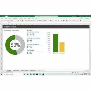 Microsoft 365 Business Standard FPP - Complete Product - 1 User, 5 Device - 1 Year - Medialess - English - Handheld, Intel