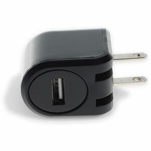 AddOn Wall Plug to USB 2.0 (A) 5V 2.4A for US Black - 5 V DC Output - 2.40 A - Black - 1