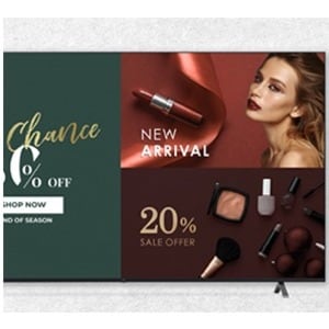 LG 55UR640S 1397 mm LCD Digital Signage Display - High Dynamic Range (HDR) - 3840 x 2160 - LED - 400 cd/m² - 2160p - USB -