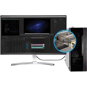 2m VESA Zertifiziertes DisplayPort 1.4 Kabel, 8K 60Hz HDR10, UHD 4K 120Hz Video, DP zu DP Monitorkabel, DP 1.4 Kabel, M/M 