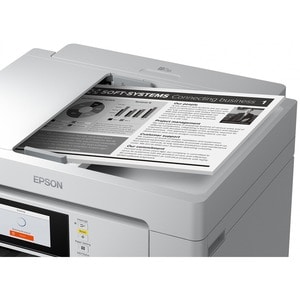 Epson M15180 Wireless EcoTank Inkjet Multifunction Printer - Monochrome - Copier/Printer/Scanner - 25 ppm Mono Print - 480