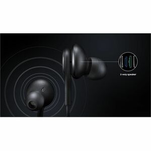 Samsung EO-IA500 Earset - Stereo - Mini-phone (3.5mm) - Wired - 32 Ohm - 20 Hz to 20 kHz - Earbud - Binaural - In-ear - 3.